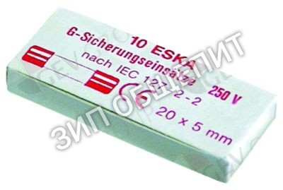 Предохранители слаботочные 228004 Elettrobar, 4А для CE78HZ23, E78, E78HP, FAST-181, FAST-200, Fast160C, GL280EB, GL280EBD