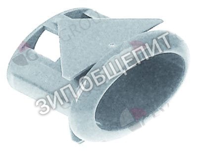 Корпус детали Elettrobar, 23,6x14,6мм, бел., выпукл. для 915160 / 915161 / 915162 / 915175 / 915176