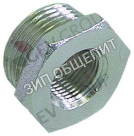 Переходник Kromo, ВнР 1/8", ВнР 1/4", никелированная латунь для BB-2500 / F / FP / K1600 / K1600-ALTA-VELOCITA