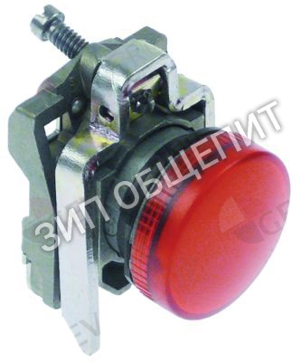 Оповещатель световой Kromo, ø 22, красн., металл для K2500 / K3000 / K3000+K10 / K3100 / K3100+K10