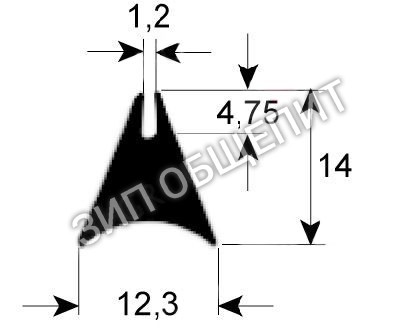 Уплотнитель Lainox для FG051M / FG051X / MG05 / MG105L / MG105S
