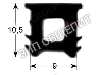 Уплотнитель Lainox для MG106D / MG106H / MG106L / MG106S / MG106T