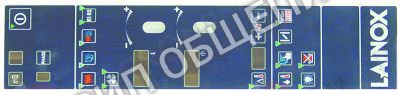 Клавиатура плёночная Lainox для MG106H / MG110H / MG120H / MG210H / MG220H