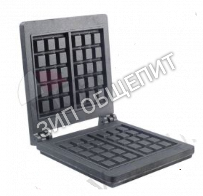 Поверхность жарочная чугунная B02029PTR комплект верх и низ для вафельницы Roller-Grill серии GES10
