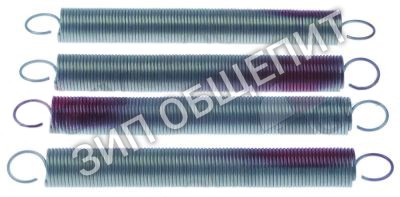 Пружина растяжения 031370 Electrolux, набор из 4х частей для 310044 / 340005 / 340006 / 340018 / 340019 / 386030 / 386040