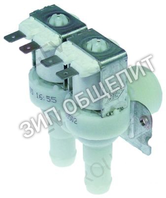 Клапан электромагнитный 049056 Electrolux, углов., двойн. для GW1, GW2, GW2DPG, GW2G, LB1, LB1G, LB1∕60, LB1∕RBP, LB2, LB2DP3
