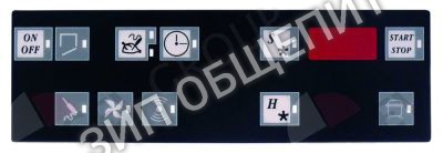 Клавиатура плёночная 087198 Electrolux, 11 кн. для 110601 / 110602 / 110603 / 110689 / 110741 / BC22 / BC44 / BC44H / BC7