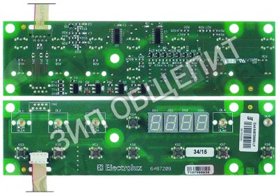 Плата печатная клавиатурная 087481 Electrolux для 110094 / 110095 / 110097 / 110704 / 110706 / 691233 / 691234