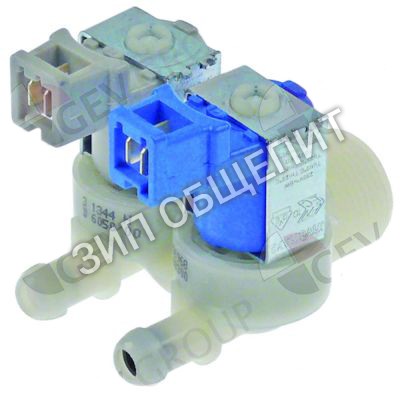 Клапан электромагнитный прямой 0C5516 Electrolux, двойн. для 237000 / 237002 / 237010 / 237012 / 237020 / 237022