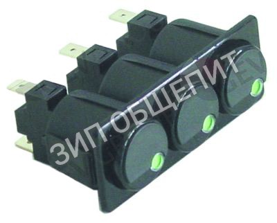 Комплект кнопок фиксирующ. 400000523 Fiamma, с индикатором для TOSTI-D3 / TOSTI-S3 / TRD-30.2 / TRS-20.2