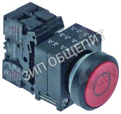 Выключатель нажимной кнопочный 0301011 Lamber, выкл для M115 / M150 / MATIC20