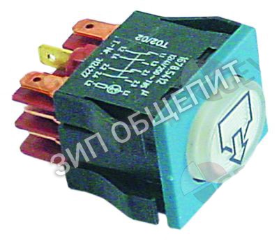 Выключатель кнопочный 3124227 Winterhalter, освещён., сток для GS501 / GS502 / GS515 / MTF / MTR