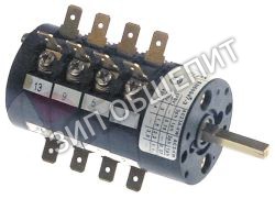 Выключатель поворотный COM160 Gierre, CS012461B, 4 положения