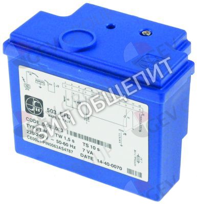 Прибор газовый автоматич. RCK7020085 Tecnoinox, 503EFD, 7ВА