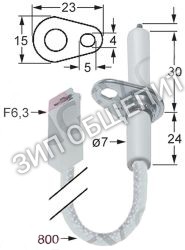 Электрод зажигания RRC249400 Inoxtrend, с фланцем для MDP-6G