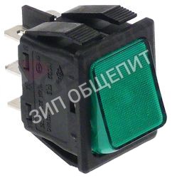 Выключатель балансирный CEDV6364 Omniwash, освещён. для SEI 2P
