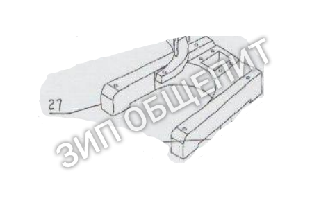 Основание-опора VFM-10-3-09 для планетарного миксера GastroMix модели B10, B15