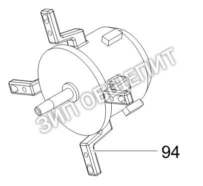 Двигатель 162188 для пароконвектомата Dexion модели DFEM220L