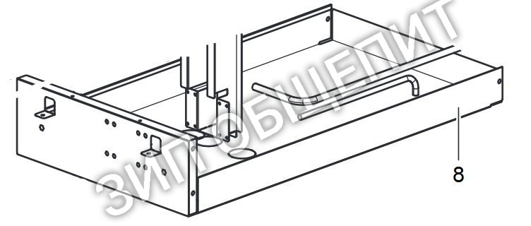 Защитное дно 167195 для паровой бани Dexion модели LX7EC4
