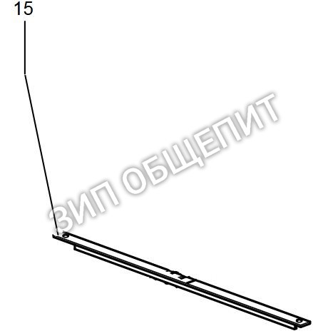 Перекладина PACU600124 для фритюрницы Dexion модели ME046-03-004