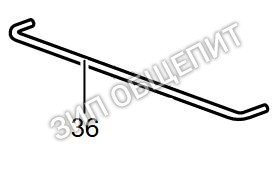 Держатель корзин RTCU600082 для фритюрницы Dexion модели ME046-03-004