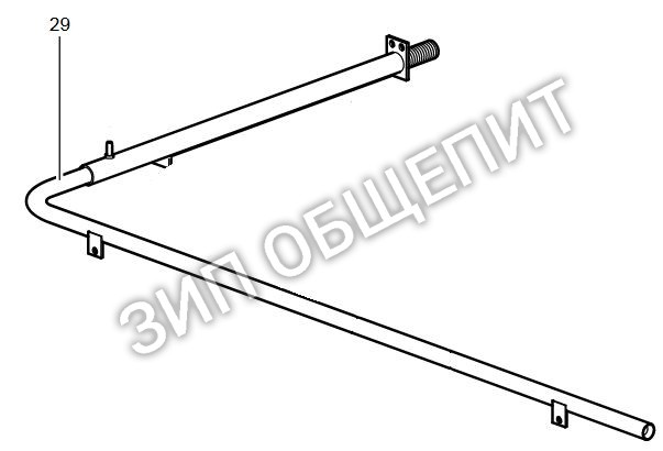Труба RTCU600182 для плиты газовой Dexion модели ME106-03-010XL