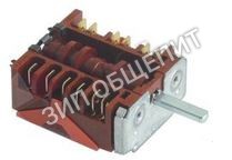 Выключатель 4 поз. RTCU600185 для плиты газовой Dexion модели ME106-03-010XL