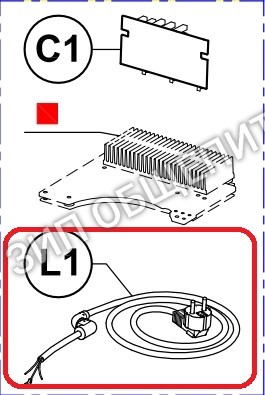 Кабель питания 503978 Robot Coupe для модели R302VV / R502VV / R3 / R5 / R6