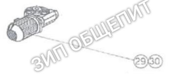Трехфазный мотор-редуктор (2 скорости) 5M010512 тестомеса ITPizza модели IBM/IBT 50