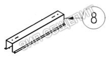 Планка SUP30028 для расстоечного шкафа Piron модели L800
