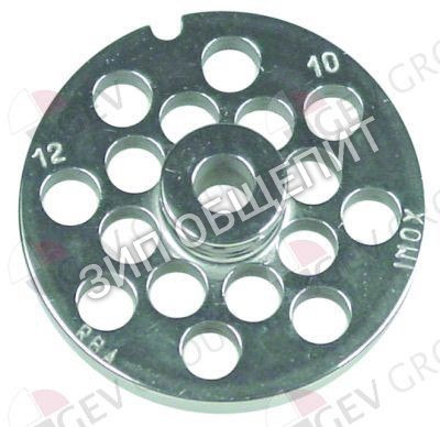 Решетка 10мм мясорубки Fimar TR12 / 12S / 12TS / 12C Enterprise
