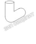 Колено CURMAR для конвекционной печи Garbin модели 64PXVAPOR