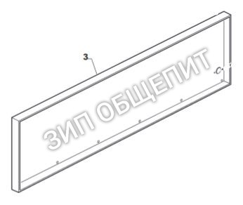 Задняя крышка корпуса B3P4910 для пицца-печи OEM модели S435-3