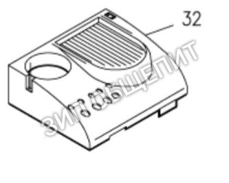 Крышка корпуса AT4015530100 для эспрессо-машины DeLonghi модели 1315-4