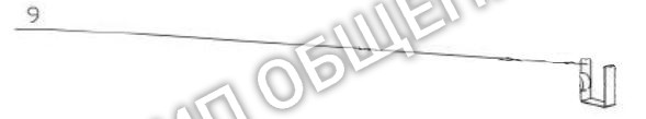 Фиксатор помпы AA228 для льдогенератора Buffalo модели T316
