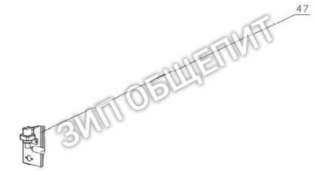 Фиксатор клапана AA266 для льдогенератора Buffalo модели T316