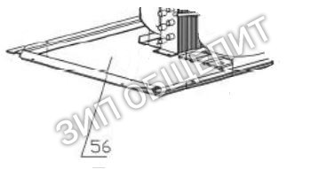 Крепежная пластина компрессора AA275 для льдогенератора Buffalo модели T316