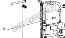 42015008500d КОМПРЕССОР TFH 2511 Z (R404A) (TECUMSEH EUROPE S.A.) с патрубками POLAIR SM 232 S