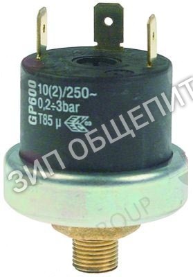 Прессостат ANGELO-PO, диапазон давлений 200-3000мбар, 0,2-3,0, 250В для BX101E / BX101E-VERS.122013 / BX122E