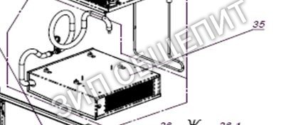 УЗЕЛ ИСПАРИТЕЛЯ 2908213d DM114 Sd-S  (SC15G,  батарея 4х6) POLAIR 