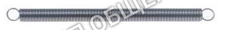Пружина растяжения 450222, H450222 Hoonved