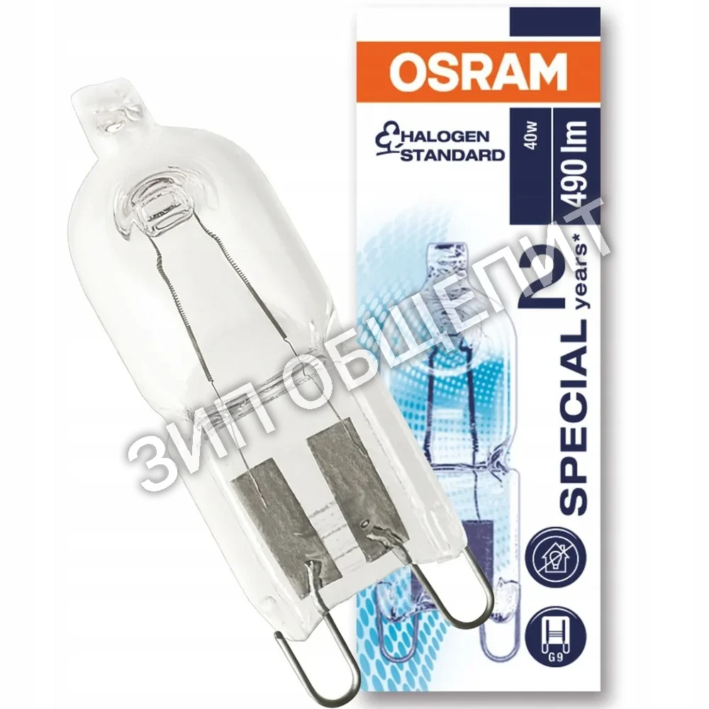 Лампа галогеновая APACH 4640030,  G9 40W 230V 300 °C,  для  A1-10HD, A1-10LD, A1-20LD, A1-6HD, A1-6LD 