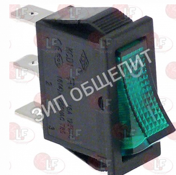 ЗЕЛЕНЫЙ ОДНОПОЛЮСНЫЙ ВЫКЛЮЧАТЕЛЬ RFORM29 GAM  M4, M6, MD4, MD44, MD6, MD66, ME4, ME6, ME9, MS4, MS44, MS6, MS66, SB44(16А 250В) 