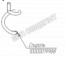 Спираль 10000019988 тестомеса ТМС-80НН-2П ABAT