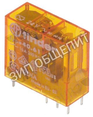 Реле для печатного монтажа 120476 Comenda ACS 40.61.8.024.0000 FINDER, 24В, при 250В 16А