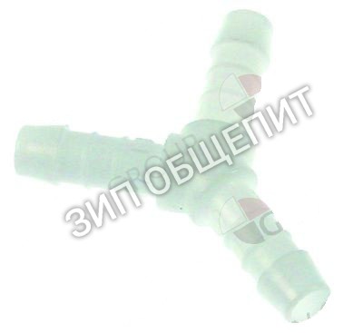 Тройник Dihr, пластмасса, ø шланга 10-10-10мм, 3 канала для DS45 / DS45-Olis / DS50 / DS50-1081088-Olis / DS50-1081089-Olis