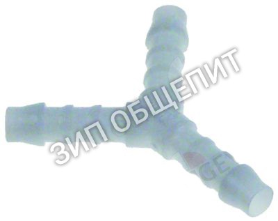 Тройник Dihr, пластмасса, ø шланга 6-6-6мм для Tekno4.1-Acqua-pulita / Electron400CleanWater / TwinStar