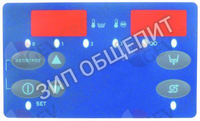 Клавиатура плёночная Dihr, для прибора H63/373E/144E, Д 134мм, Ш 79мм для H600Electronic / H600Electronic-Olis / HT11E / HT12S